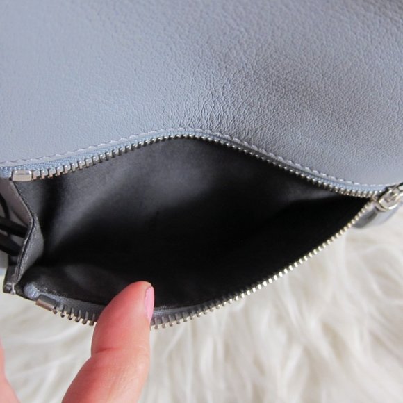 Fendi By The Way Backpack Studded Leather Mini Light Blue - Picture 10 of 12